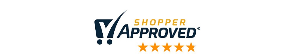 Shopper Approved Banner with CertaPet 5 Stars Review